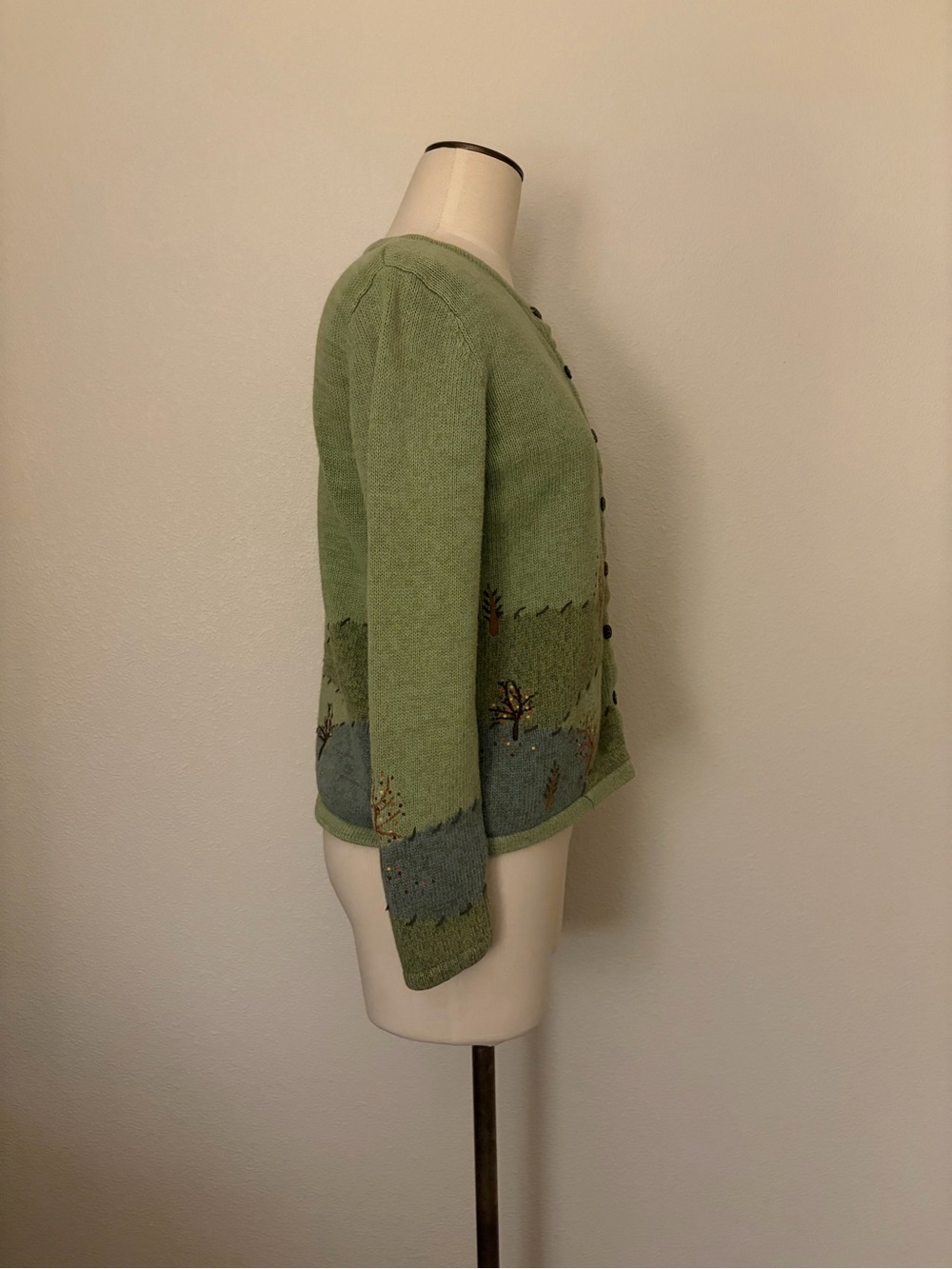 Women’s Vintage Christopher Banks Autumn Cottage Knit Cardigan - Picture 2 of 8